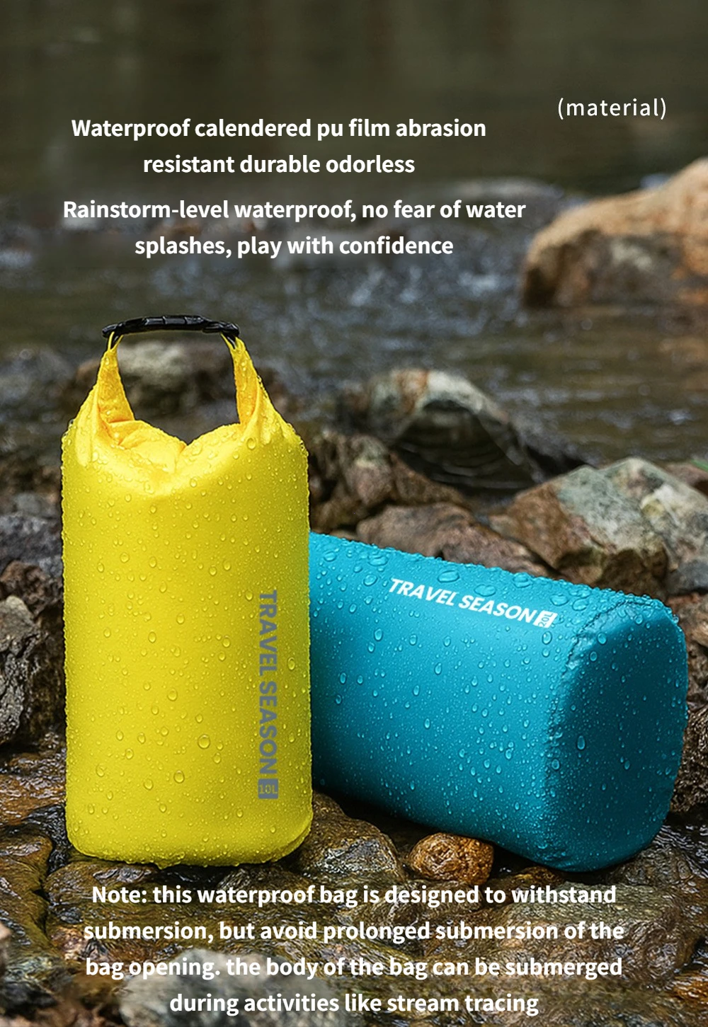 5L/10L/20L Swimming Waterproof Dry Bag for Women Men Outdoor Sport Storage Bag for Kayaking,Swimming,Fishing,Rafting,Floating