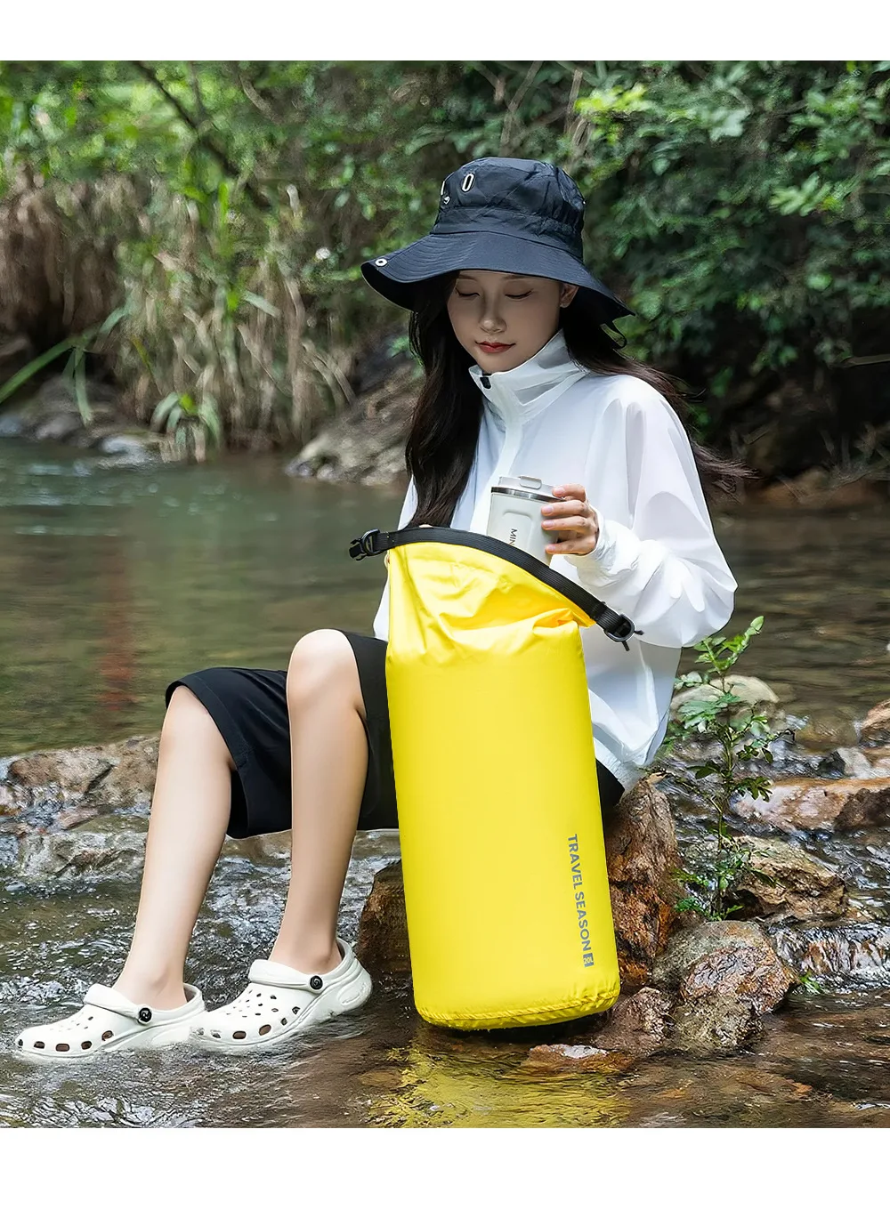 5L/10L/20L Swimming Waterproof Dry Bag for Women Men Outdoor Sport Storage Bag for Kayaking,Swimming,Fishing,Rafting,Floating