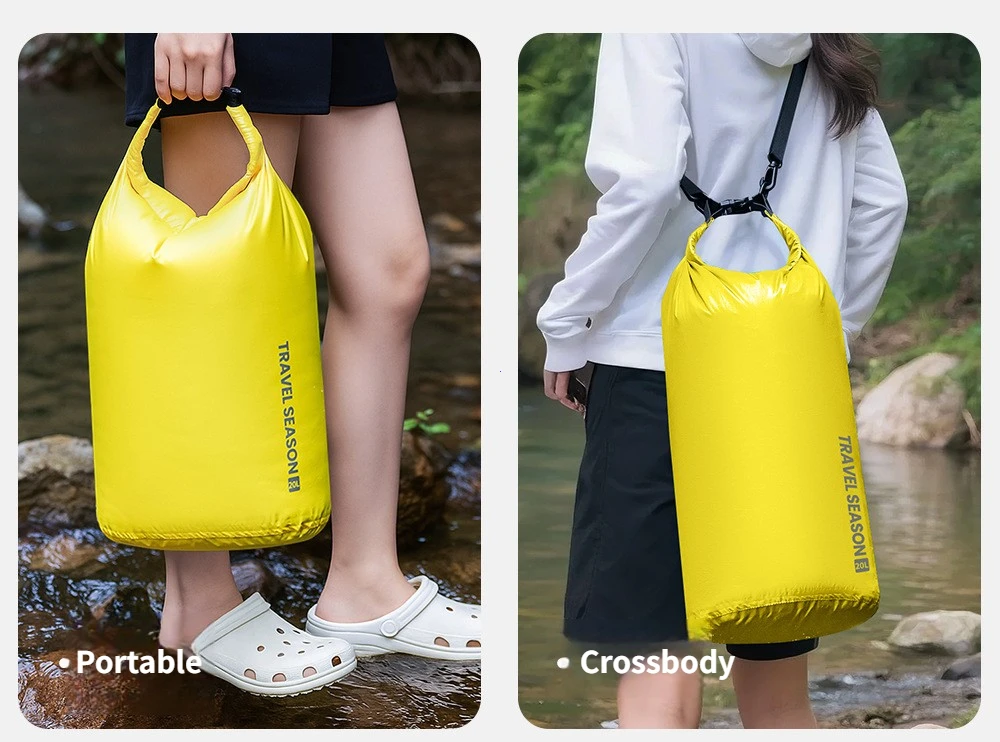 5L/10L/20L Swimming Waterproof Dry Bag for Women Men Outdoor Sport Storage Bag for Kayaking,Swimming,Fishing,Rafting,Floating
