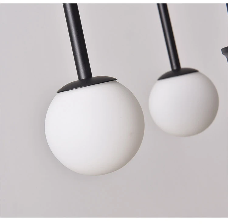 Nordic Minimalist Pendant Light for Living Room Restaurant  Dining Room Lamp Cafe Clothing Store Art Black Gold Red Chandelier