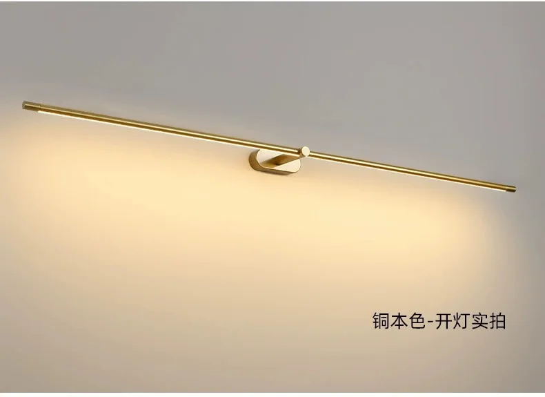 LED Mirror Bathroom long strip Wall Lamps Modern Bedroom Bedside Minimalist Ceiling Light Wall Sconces Decor Lighting Fixtures