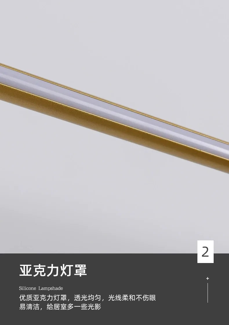 LED Mirror Bathroom long strip Wall Lamps Modern Bedroom Bedside Minimalist Ceiling Light Wall Sconces Decor Lighting Fixtures