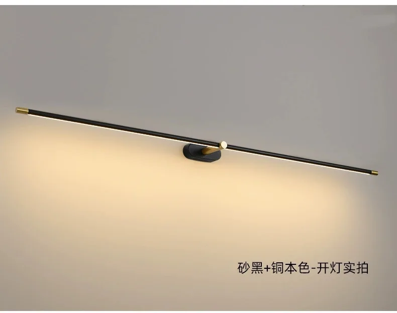 LED Mirror Bathroom long strip Wall Lamps Modern Bedroom Bedside Minimalist Ceiling Light Wall Sconces Decor Lighting Fixtures