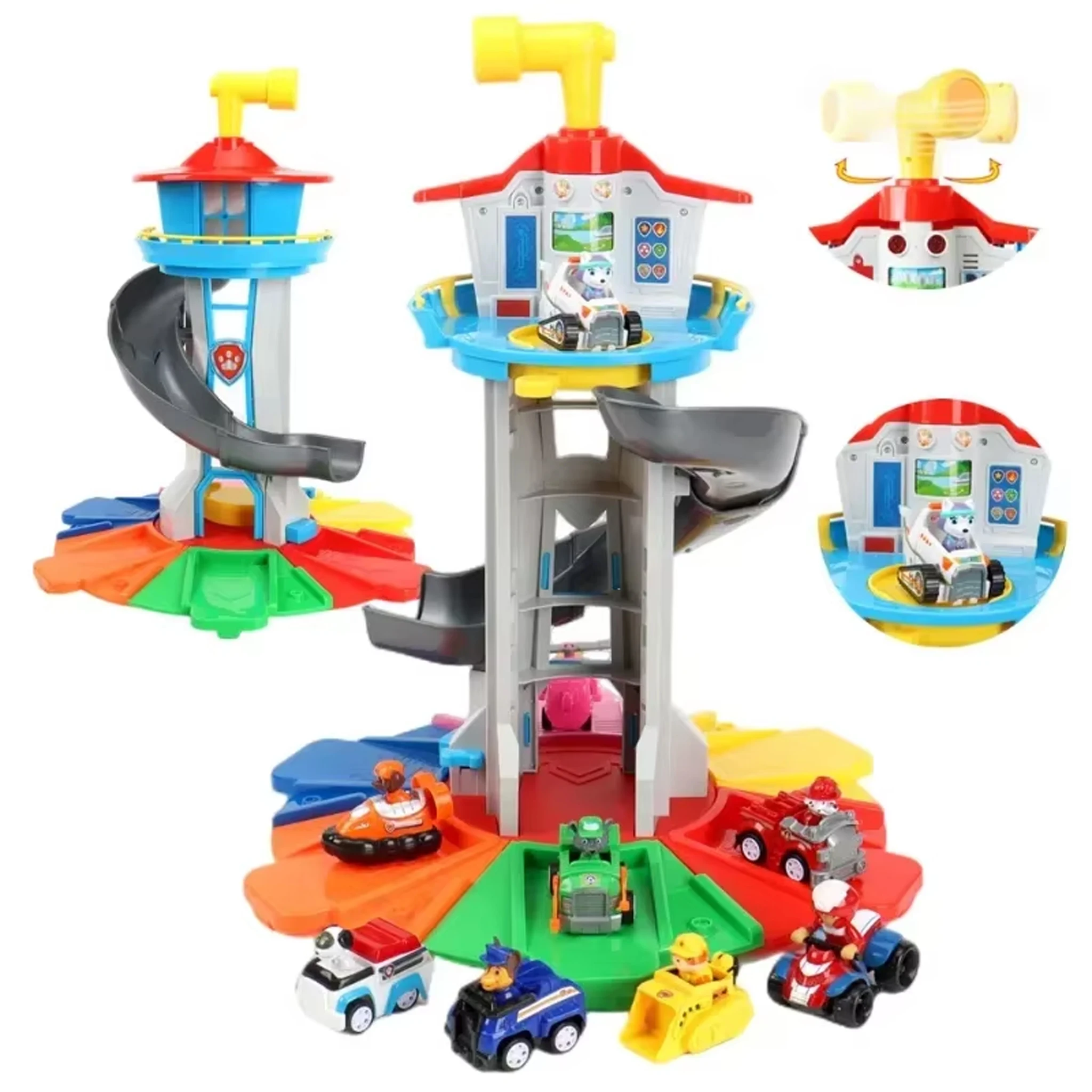 NEW Paw Patrol Toy Set Cartoon Anime Figures Patrol Canine Chase Skye Rebound Bicycle Home Decoration BirthdayGifts adulttoys