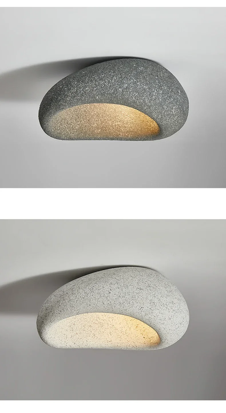 Japanese Wabi Sabi Style Ceiling Light for Bedrooms Living Rooms Study Rooms Simple Modern Cream Style Lighting Fixtures