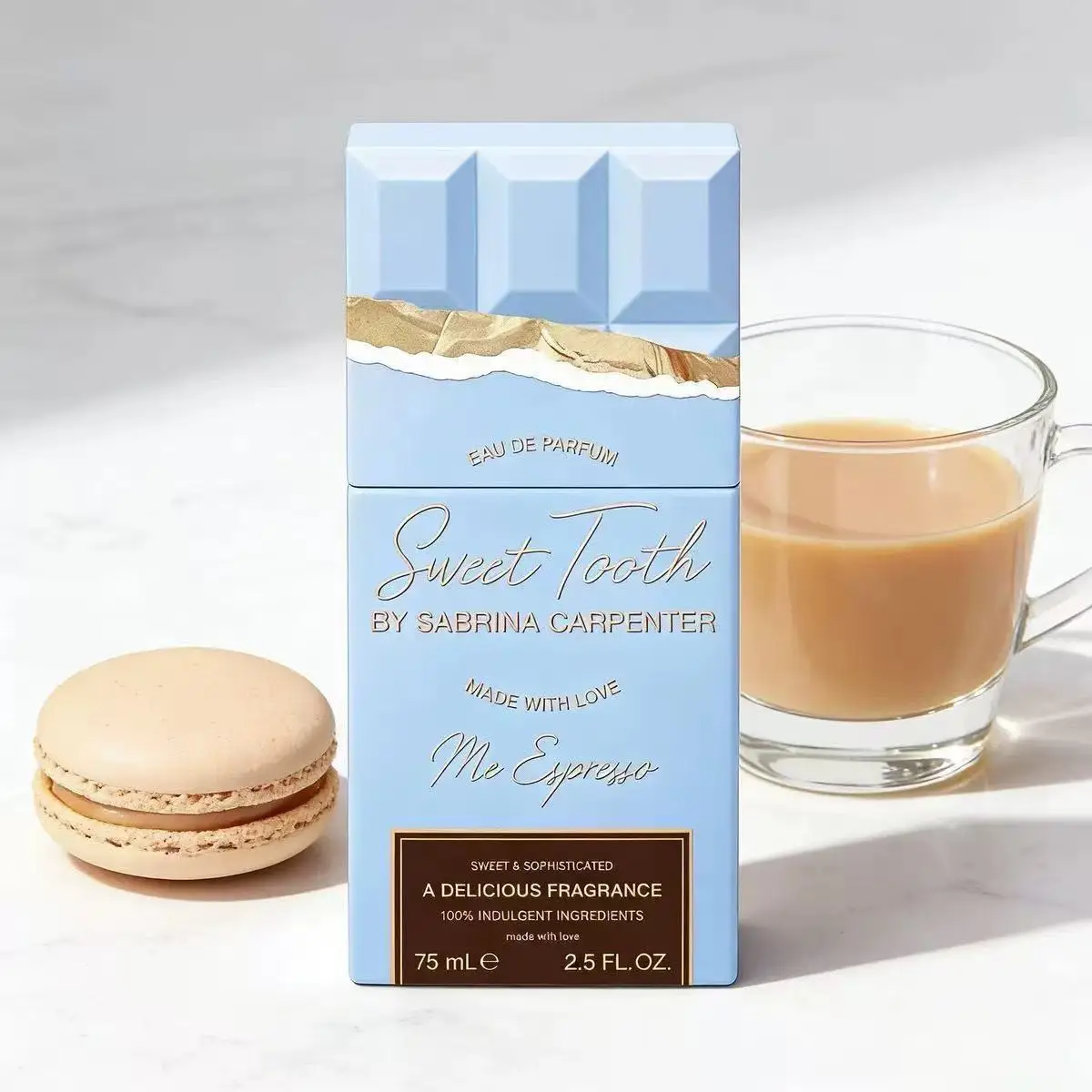 Sweet Chocolate Unisex Perfume 75ml Sweet Fragrance Long-lasting Scent Body Spray Creative Design Must-have For Daily Commutes