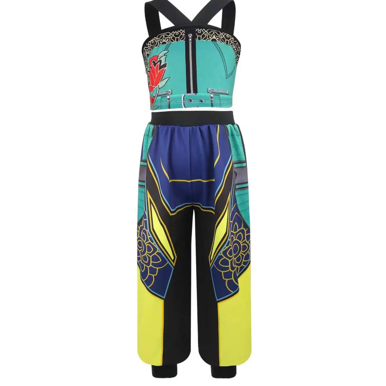 2026Hot Selling Korea ethnic style Girls Halloween KPop Cosplay Costume Vest + long pants set Girl Anime CostumeStage Performanc