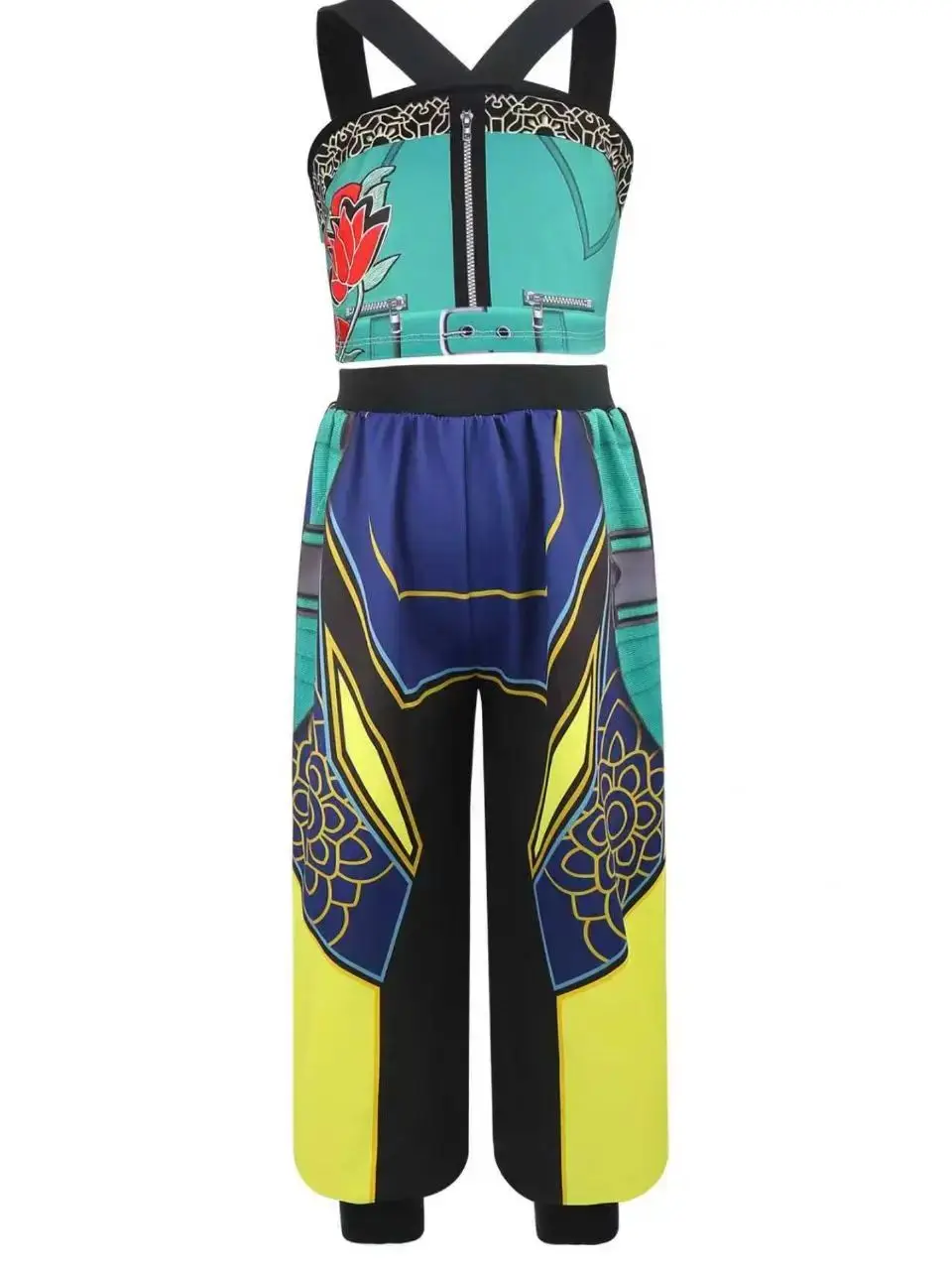 2026Hot Selling Korea ethnic style Girls Halloween KPop Cosplay Costume Vest + long pants set Girl Anime CostumeStage Performanc