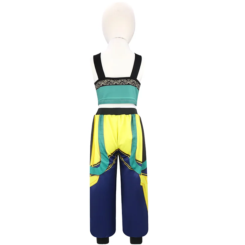 2026Hot Selling Korea ethnic style Girls Halloween KPop Cosplay Costume Vest + long pants set Girl Anime CostumeStage Performanc