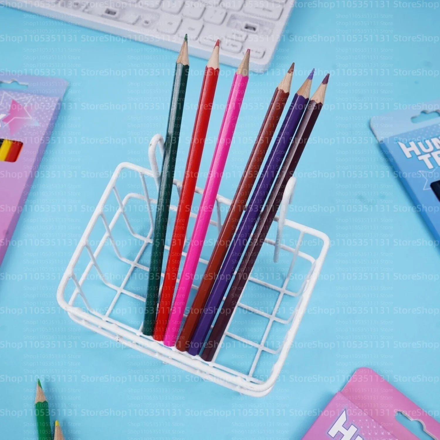 Anime Girls Lumi Mila Zoi Witch Hunter Pencils 2B HB Colors Pencils Cute Cartoon Student Stationery Set for Daily Learning Gifts