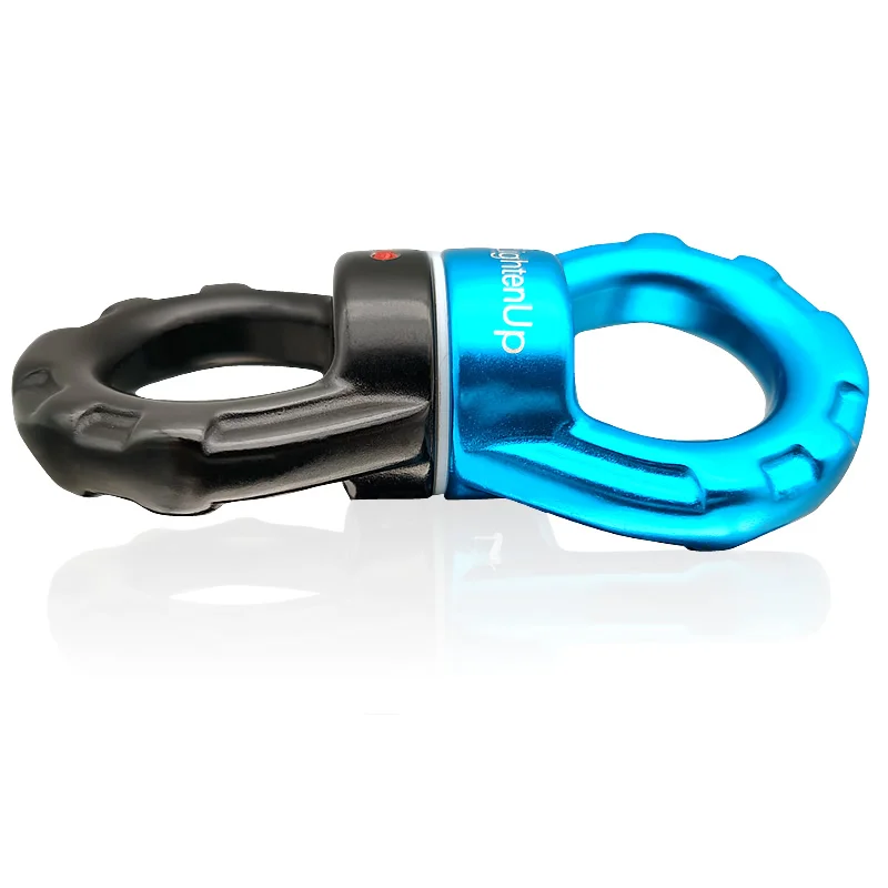 30KN Outdoor Rock Climbing Carabiner Swivel Connector Universal Gimbal Ring Yoga Swing Hammock Rope Swivel Rotational Connector