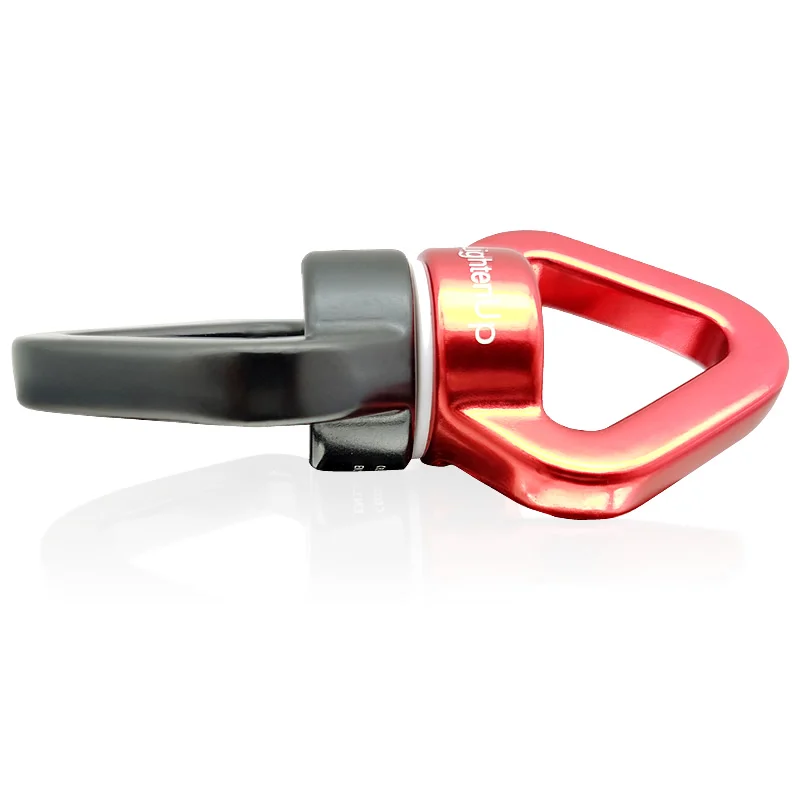30KN Outdoor Rock Climbing Carabiner Swivel Connector Universal Gimbal Ring Yoga Swing Hammock Rope Swivel Rotational Connector