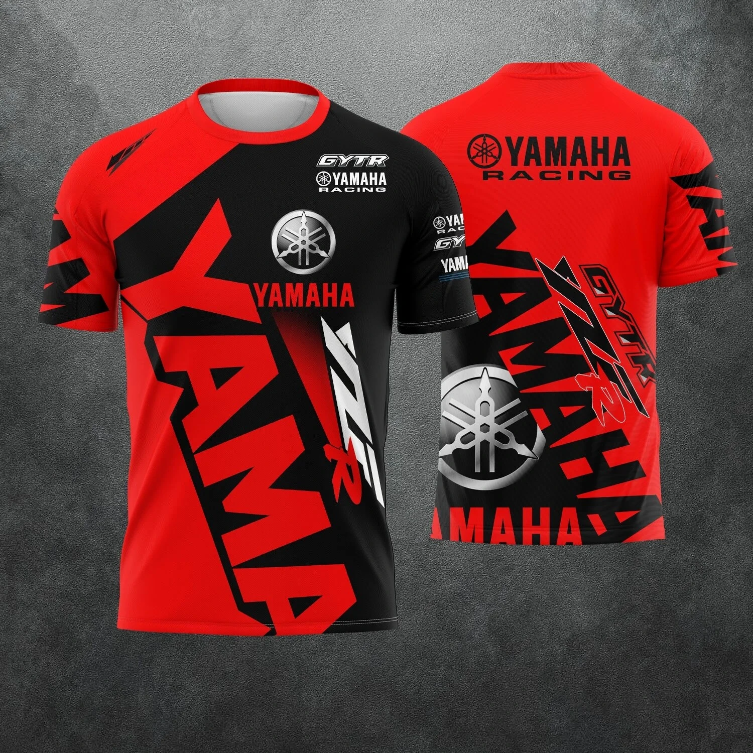 Autumn Hot YAMAHA Men Women Motorcycle Riding Suit Loose Breathable Quick Drying Off-Road Racing Suit Long Sleeved Sports Tee
