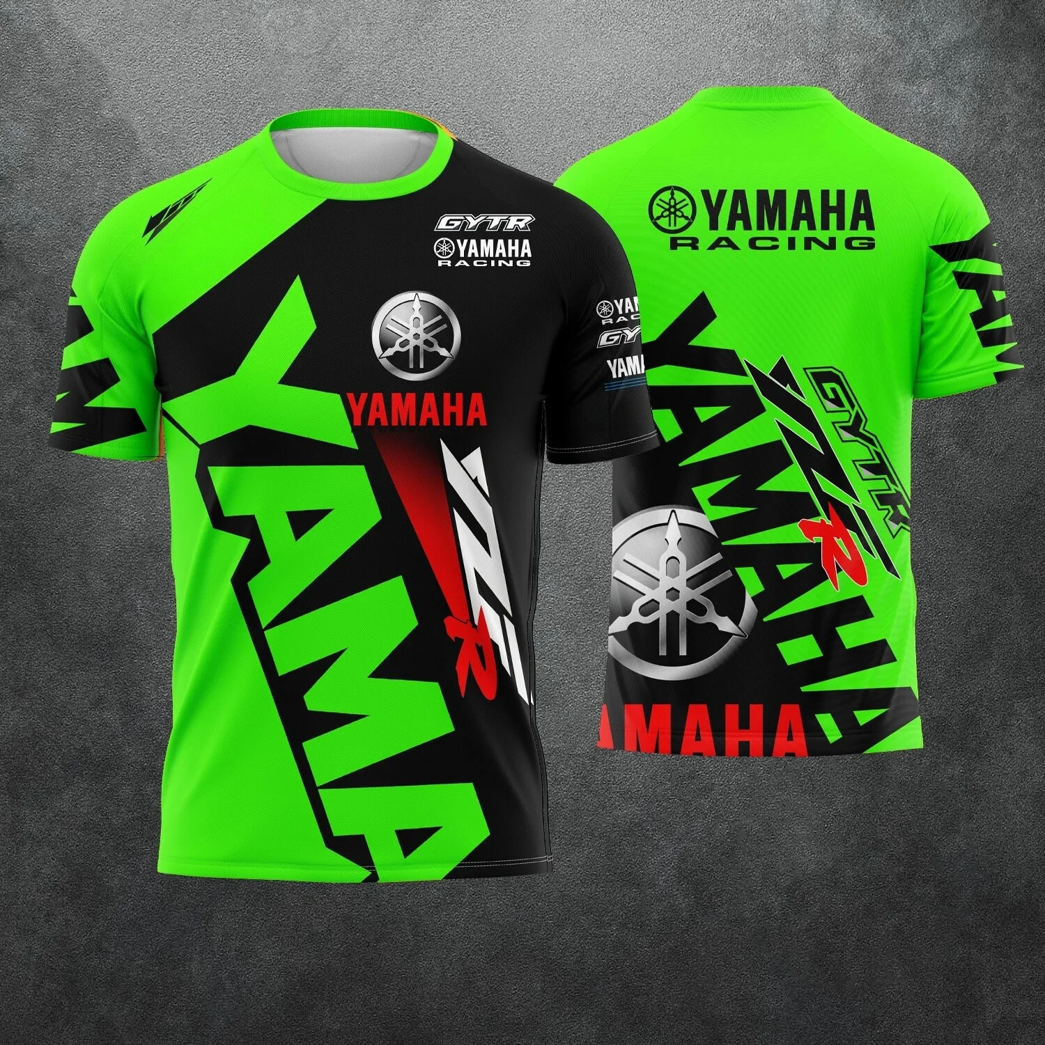 Autumn Hot YAMAHA Men Women Motorcycle Riding Suit Loose Breathable Quick Drying Off-Road Racing Suit Long Sleeved Sports Tee