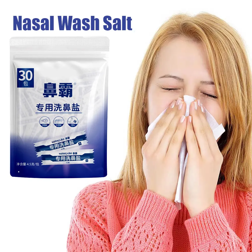30-300pcs 2.7/4.5g Nasal Wash Salt for Adults Children Nose Cleaner Rinse Allergic Rhinitis Relief Nose Cavity Protector Irrigat