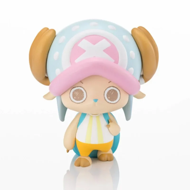 Bandai Genuine ONE PIECE Anime Figure Tekupiku Tony Tony Chopper Q Version Action Figure Toys for Kids Gift Collectible Model