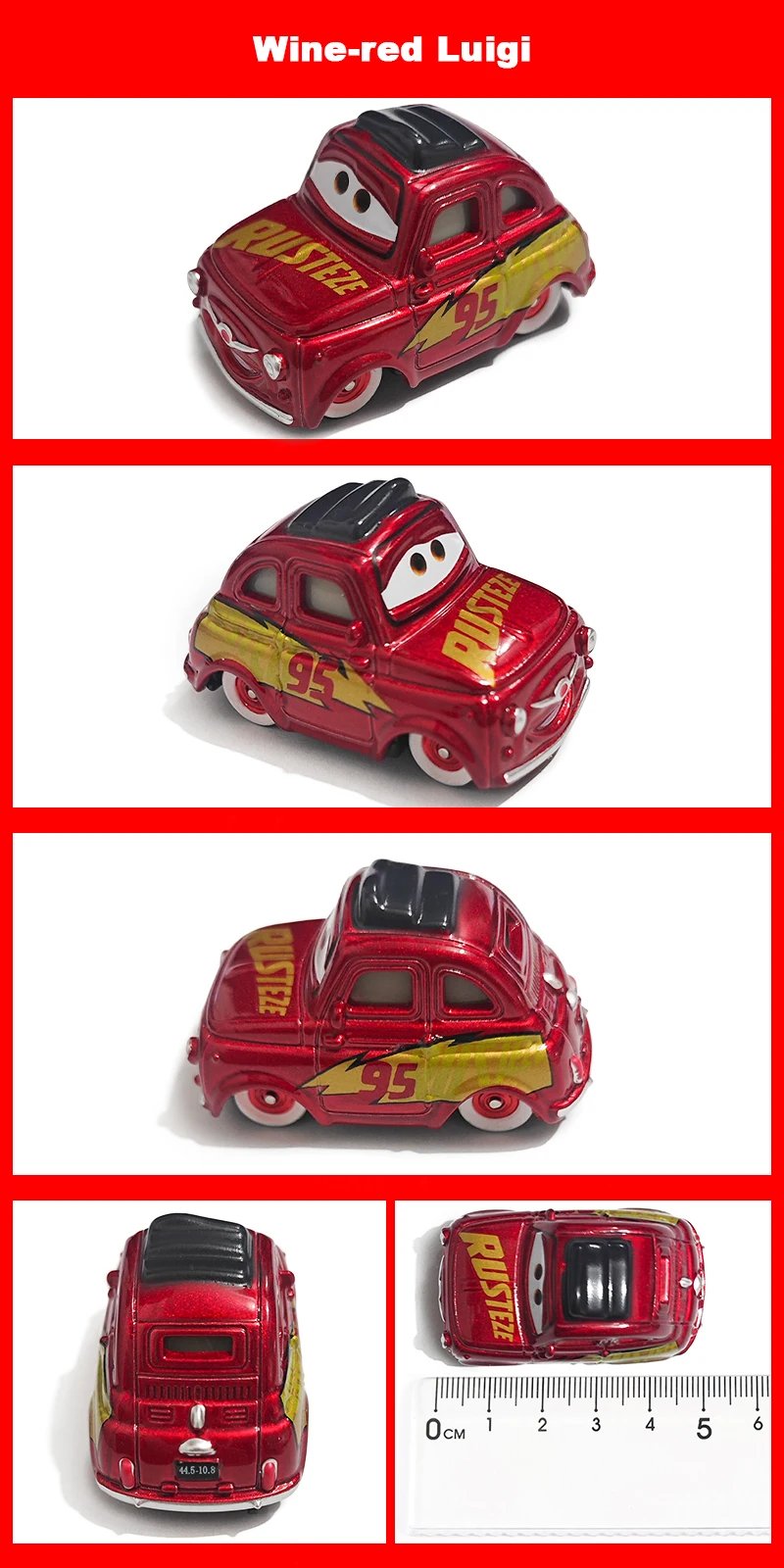 Cartoon Pixar Cars Lightning McQueen 1/55 Metal Die Casting Anime Figure Storm Jackson Racing Toys Collectibles Children's Gifts