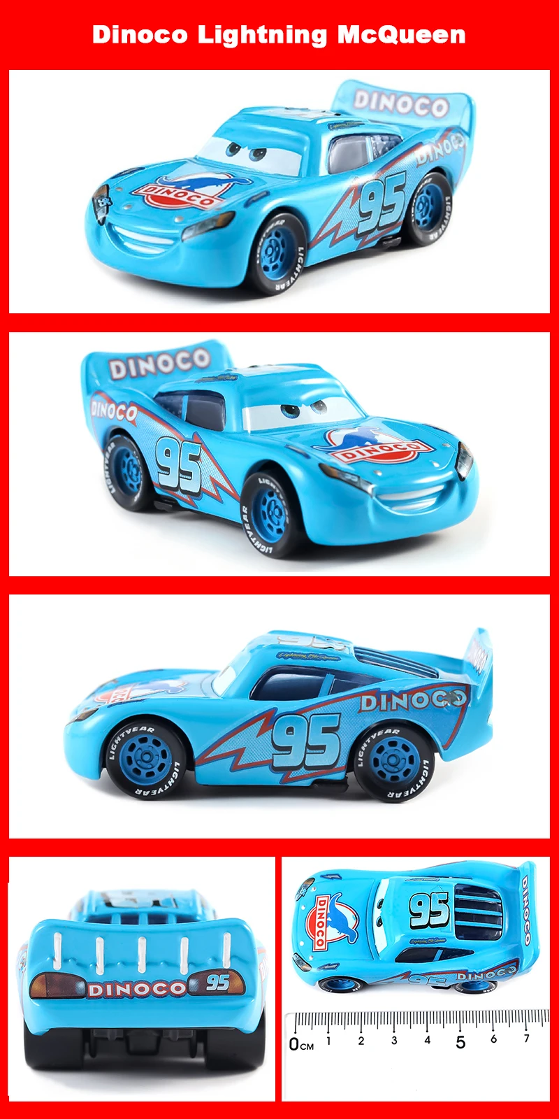 Cartoon Pixar Cars Lightning McQueen 1/55 Metal Die Casting Anime Figure Storm Jackson Racing Toys Collectibles Children's Gifts