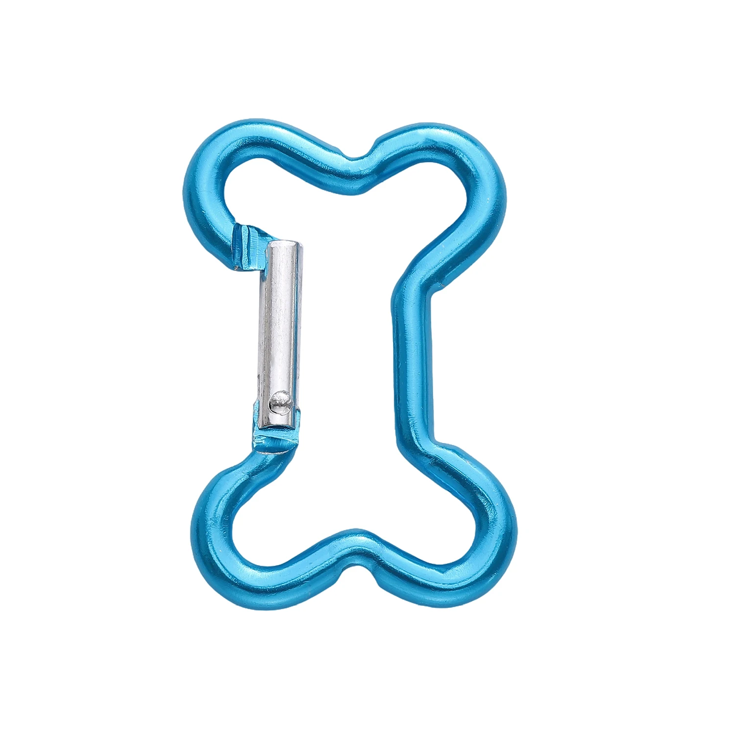 1pcs Carabiner Rock Aluminum Mountain Buckle Star/Heart/D/Bone Shape Locking Clasp Keychain Multifunction Tools Jewelry Findings