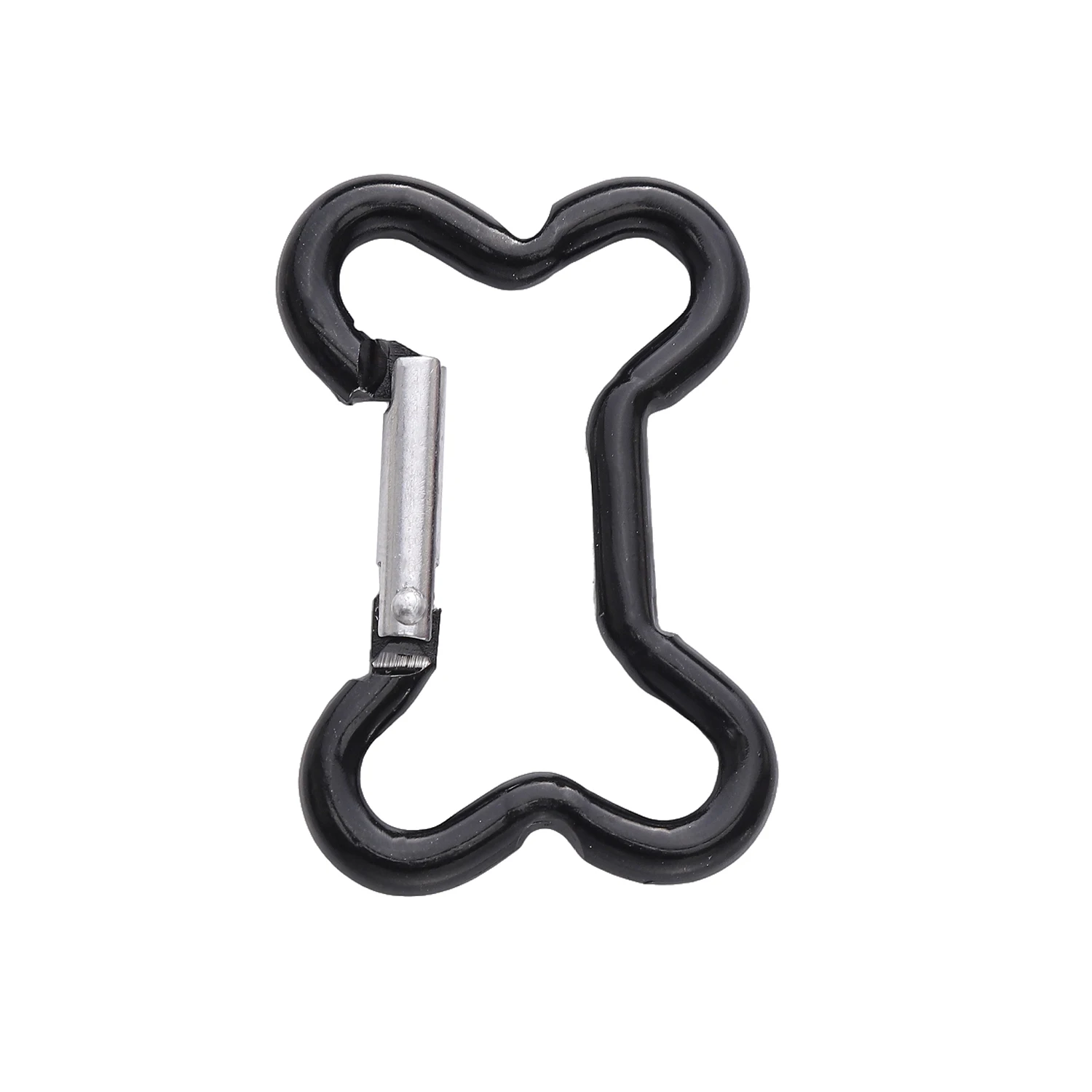 1pcs Carabiner Rock Aluminum Mountain Buckle Star/Heart/D/Bone Shape Locking Clasp Keychain Multifunction Tools Jewelry Findings