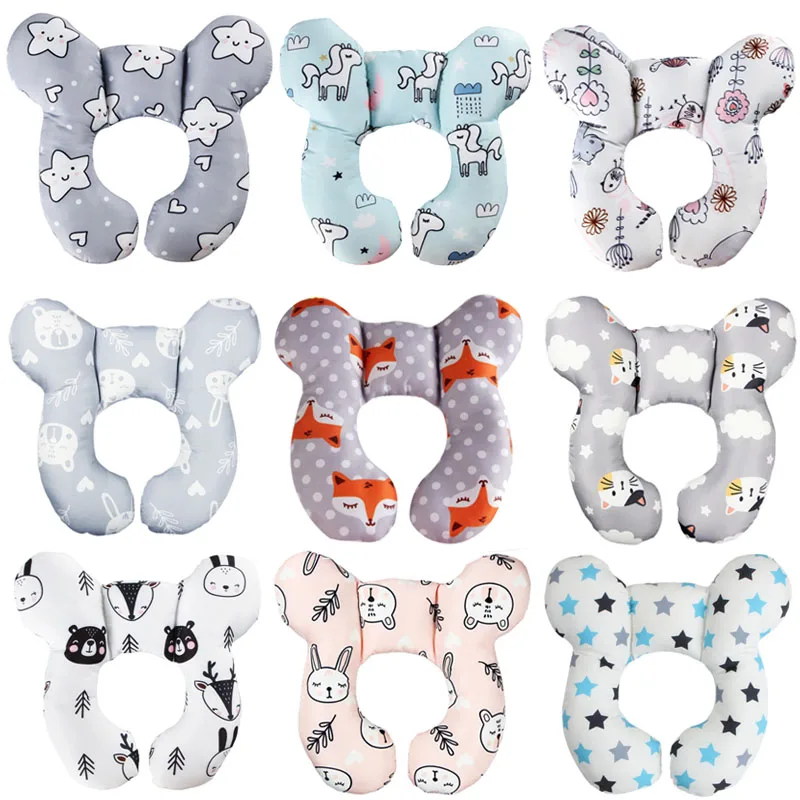 Baby Travel Pillow for Head and Neck, Upgraded Baby Support Pillow, Baby Neck Pillows for Car Seat,Pushchair,Travel