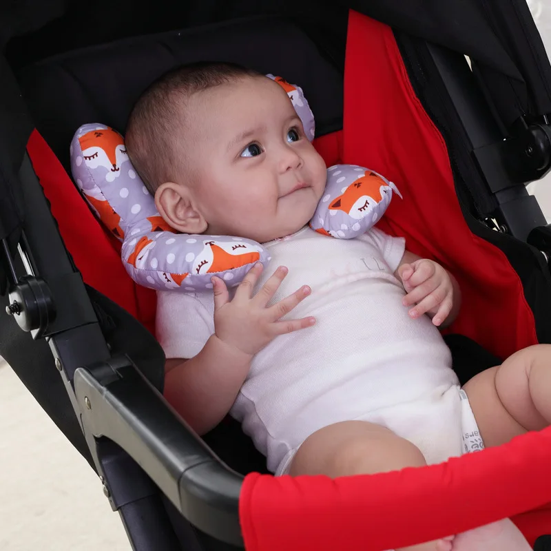 Baby Travel Pillow for Head and Neck, Upgraded Baby Support Pillow, Baby Neck Pillows for Car Seat,Pushchair,Travel