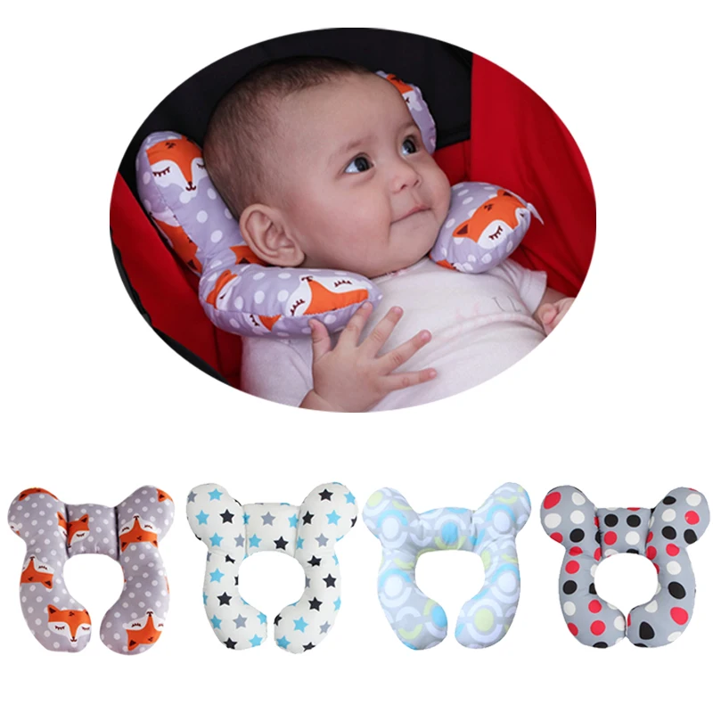 Baby Travel Pillow for Head and Neck, Upgraded Baby Support Pillow, Baby Neck Pillows for Car Seat,Pushchair,Travel