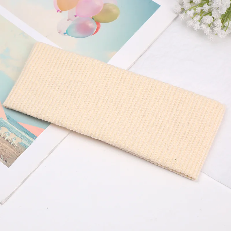 Fashion Knitted Wide Headbands For Women Girls Black Beige Coffee Solid Color Elastic Hairbands Running Cycling Hair Accessories