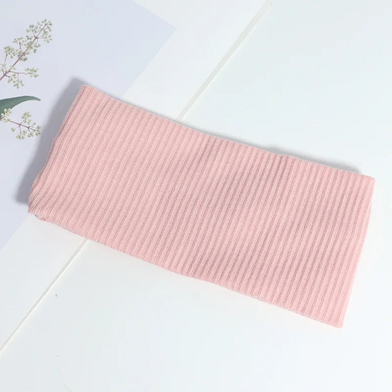 Fashion Knitted Wide Headbands For Women Girls Black Beige Coffee Solid Color Elastic Hairbands Running Cycling Hair Accessories