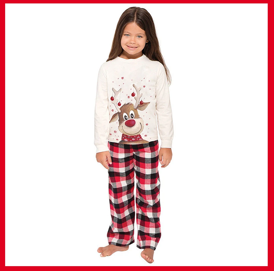 Family Matching Clothes Christmas Pajamas 2026 Mother Kids Baby Pyjamas Set Look Sleepwear Mother And Daughter Father Son Outfit
