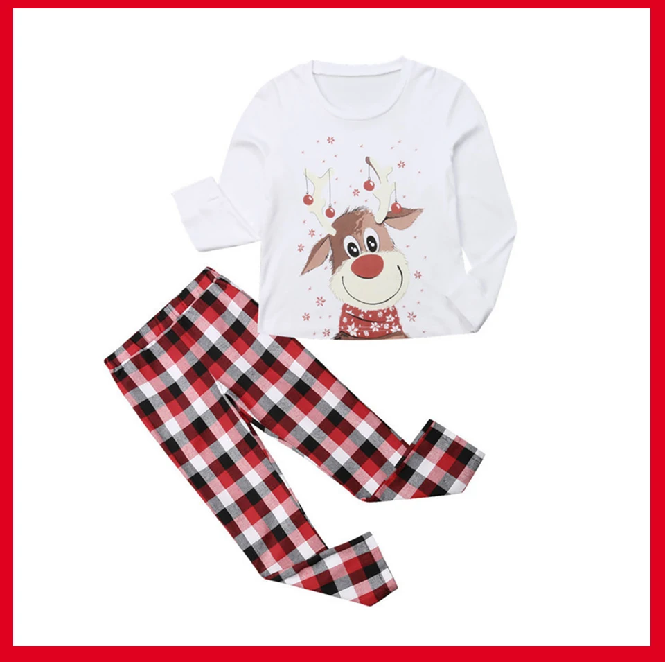 Family Matching Clothes Christmas Pajamas 2026 Mother Kids Baby Pyjamas Set Look Sleepwear Mother And Daughter Father Son Outfit