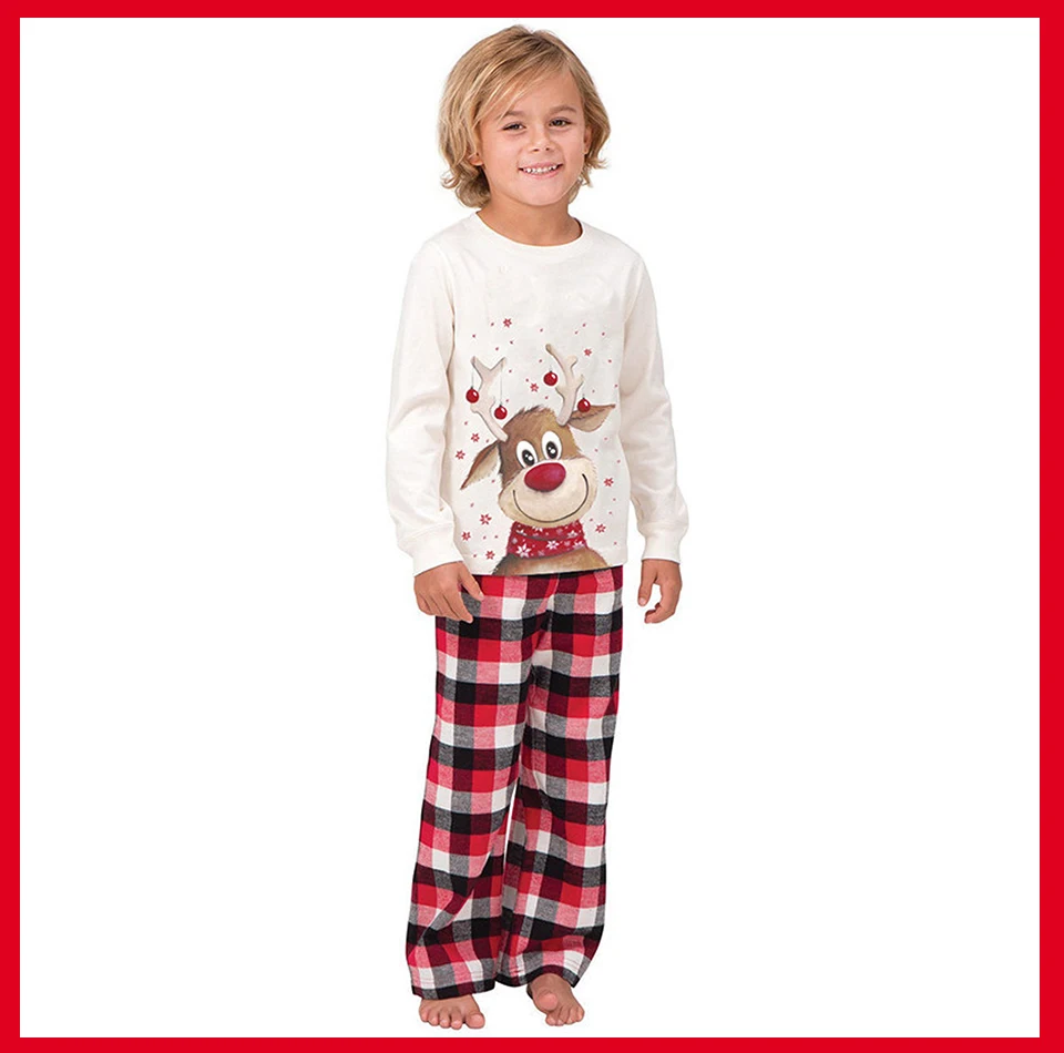 Family Matching Clothes Christmas Pajamas 2026 Mother Kids Baby Pyjamas Set Look Sleepwear Mother And Daughter Father Son Outfit
