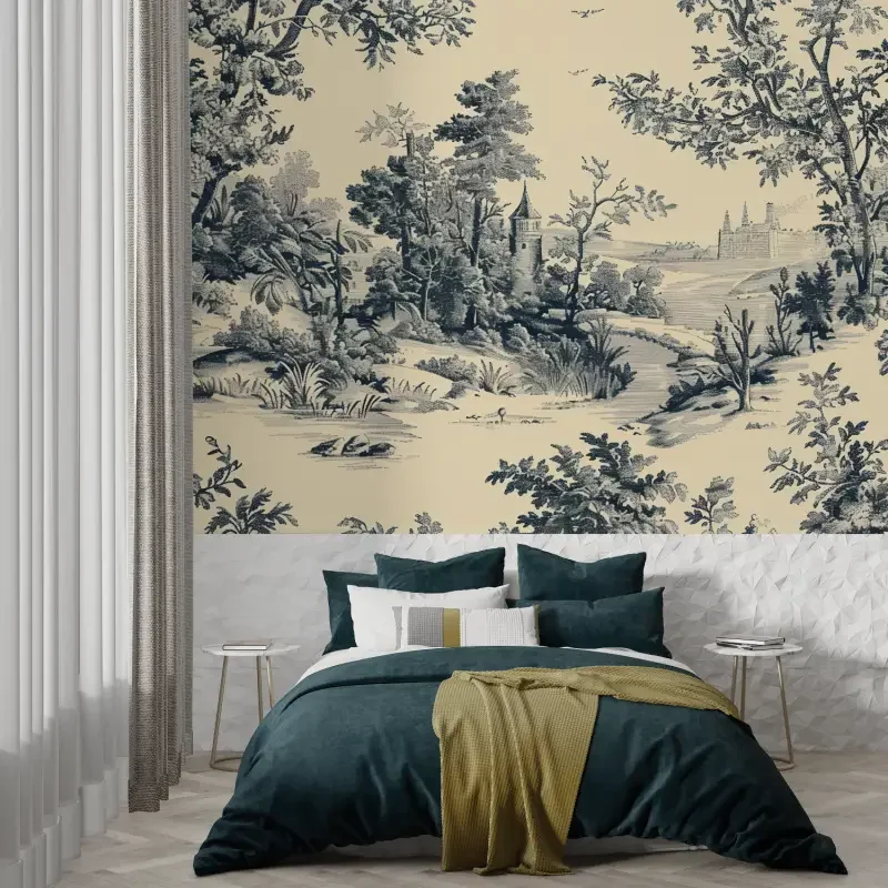 Custom Wallpaper European Southeast Asian Plants Children's Room Living Room Bedroom Background Wall Decoration Wallpaper Mural