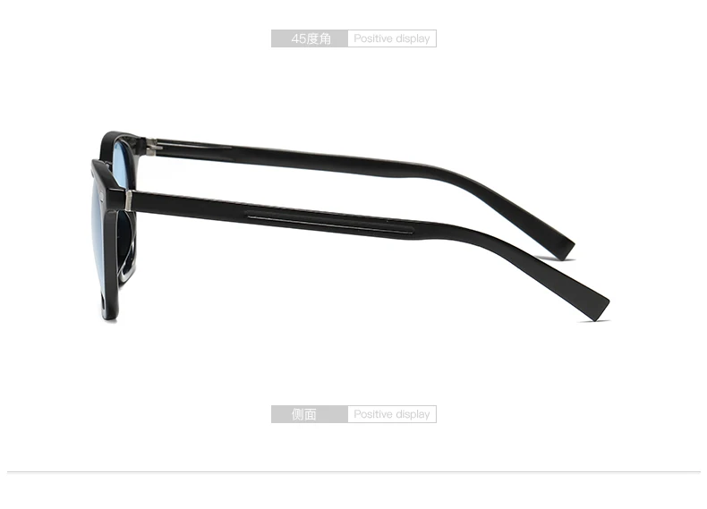 AORON Polarized Photochromic Sunglasses Men /Women Classic Round Sun Glasses TR Frame Aluminum Magnesium Leg
