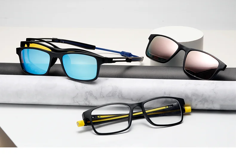Ralferty Magnetic Reading Glasses Women Men Anti Blue Light Unisex Grade Optical Prescription Sunglasses Anti Slip Chain A2503