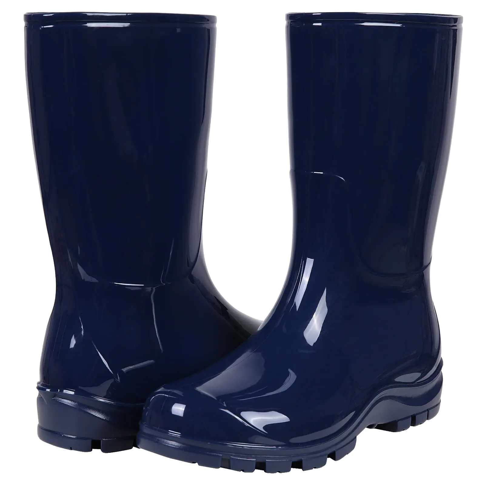 Bebealy Fashion Rain Boots For Women Summer Garden Rain Shoes Classic Soft Work Anti-Slip Waterproof Boots Home Women Boots