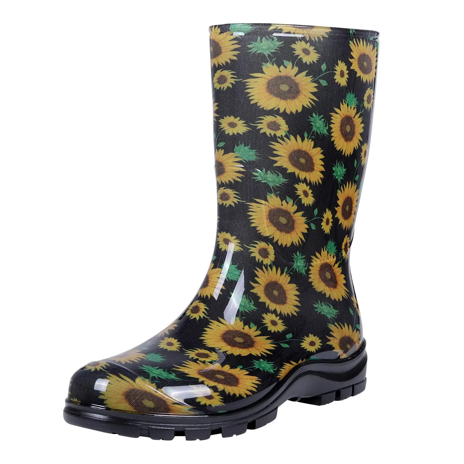 Bebealy Fashion Rain Boots For Women Summer Garden Rain Shoes Classic Soft Work Anti-Slip Waterproof Boots Home Women Boots