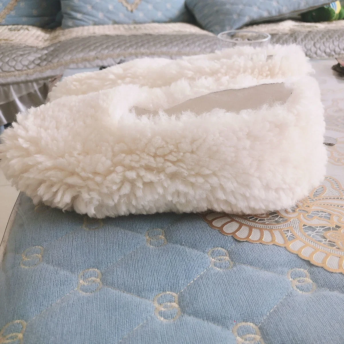 Natural Sheepskin Indoor Slippers Toasty Shoes Barefoot Ergonomic Shearling Real Leather for Men Genuine Leather for Woman