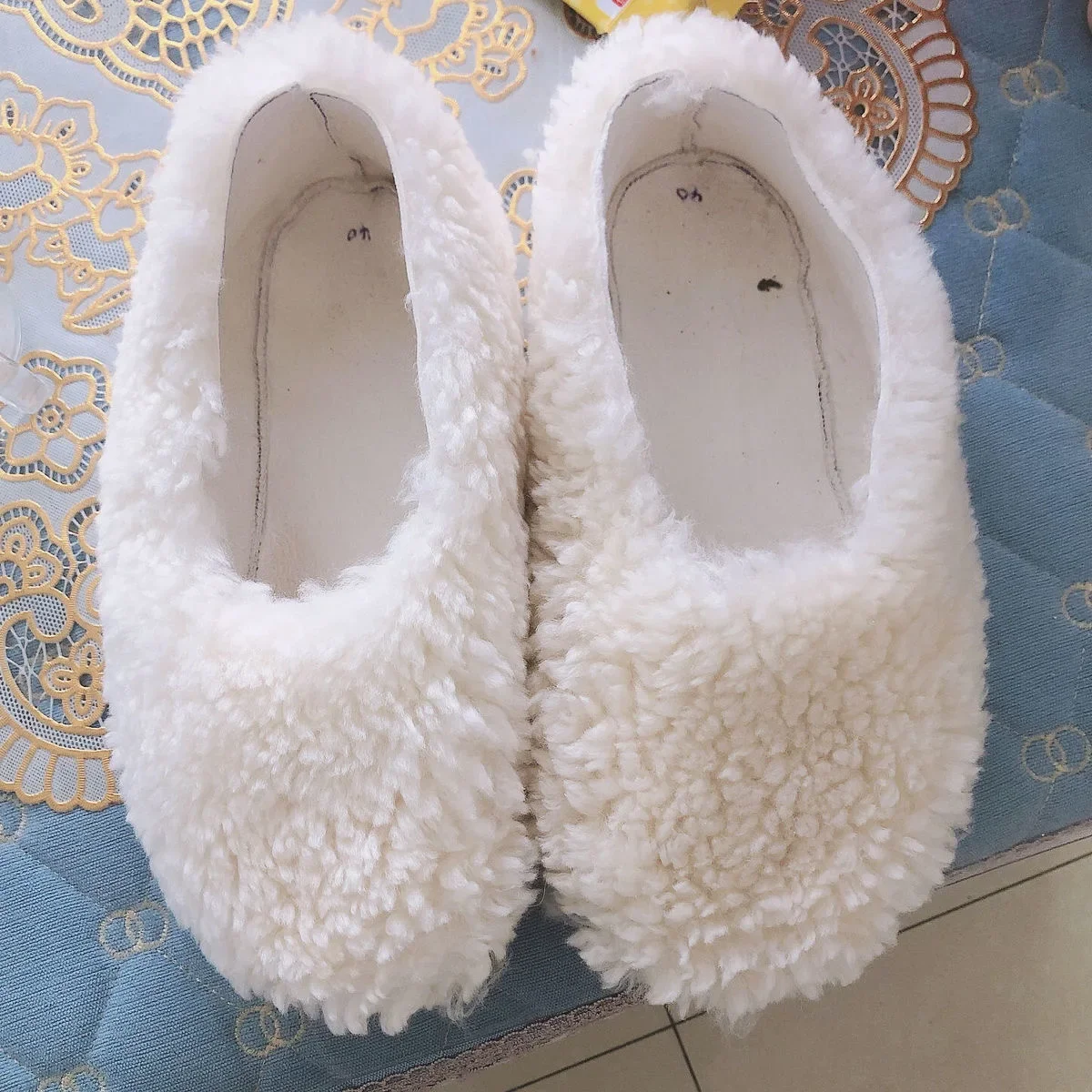 Natural Sheepskin Indoor Slippers Toasty Shoes Barefoot Ergonomic Shearling Real Leather for Men Genuine Leather for Woman
