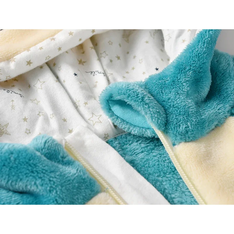 Kigurumis Baby Romper Cartoon Snorlax Onesie  Infant Winter Warm Animal Costume Outfit Cosplay Funny Costume Halloween Pijama