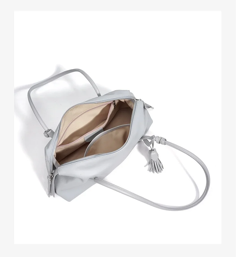 2026New Women's Casual Top Grain Leather Shoulder Bag Large Capacity Soft Pillow Handbag Underarm Tote for Daily Commute
