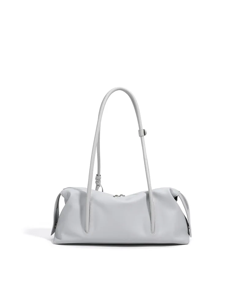 2026New Women's Casual Top Grain Leather Shoulder Bag Large Capacity Soft Pillow Handbag Underarm Tote for Daily Commute