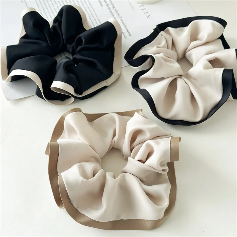 French Design Advanced Sense Hair Tie Ins-Like Satin Hair Tie For Women With Simple Temperament New Style Girl Hair Accessoires