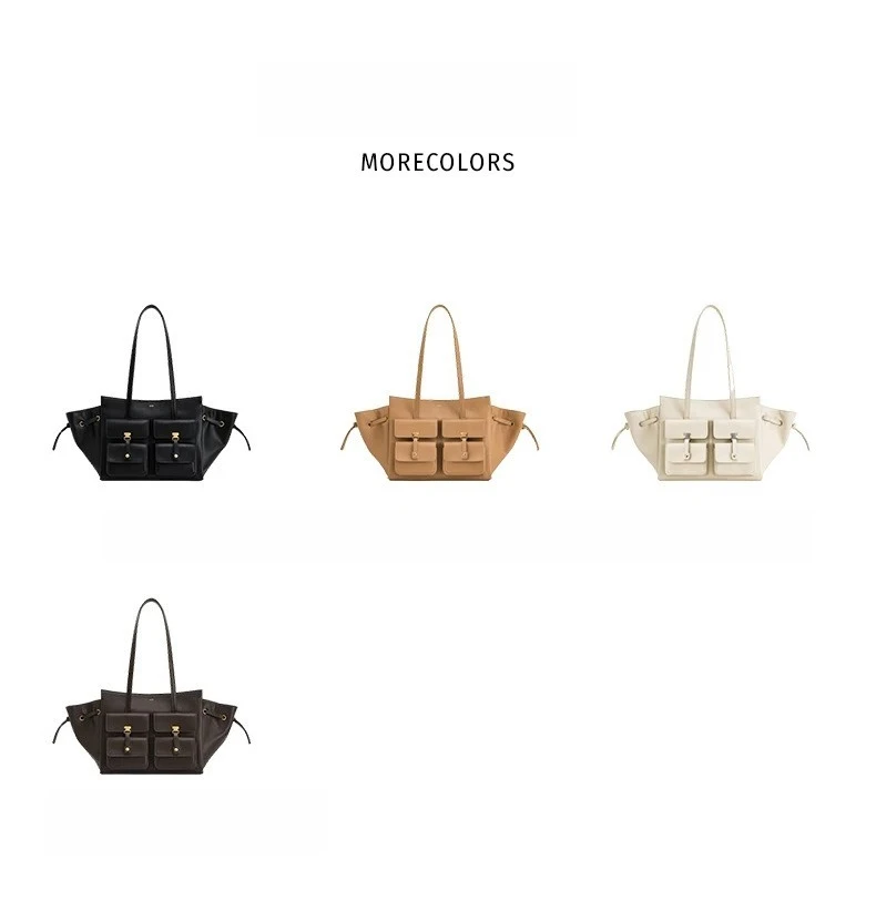 JW PEI Pocket Bag, Tote Bag for Women, Commuter Bag, Large Capacity, Niche Style, Shoulder Bag, Underarm Bag