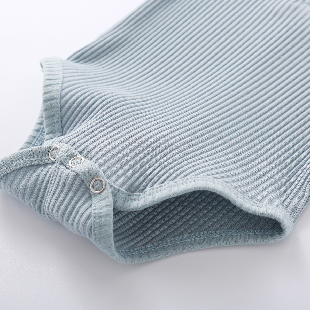 Infant Newborn Baby Girl Boy Spring Autumn Ribbed/Plaid Solid Clothes Sets Long Sleeve Bodysuits + Elastic Pants 2PCs Outfits