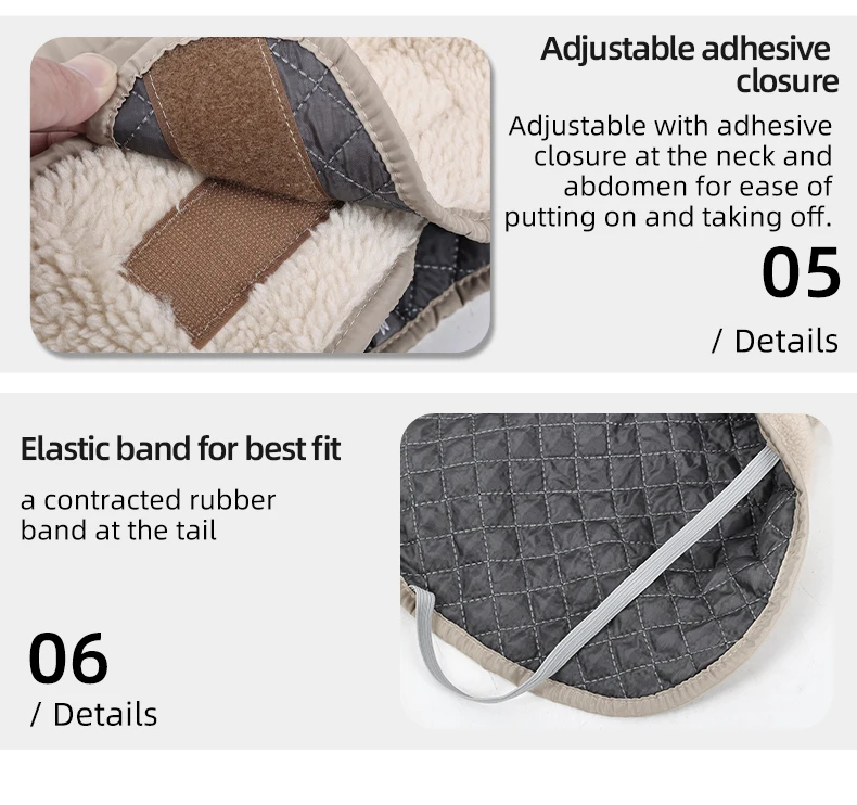 Winter Dog Clothes Warm Sherpa Suede Dog Coat for Small Medium Dog Classical Windproof Fleece Dog Jacket Puppy Chore Coat Outfit