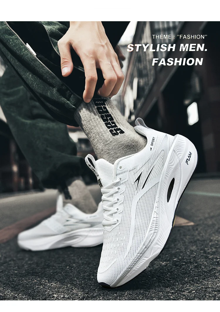 Men Running Shoes Breathable Lightweight Cushioning Sneakers Outdoor Casual Sport Shoes Athletic Jogging Women Walking Shoes