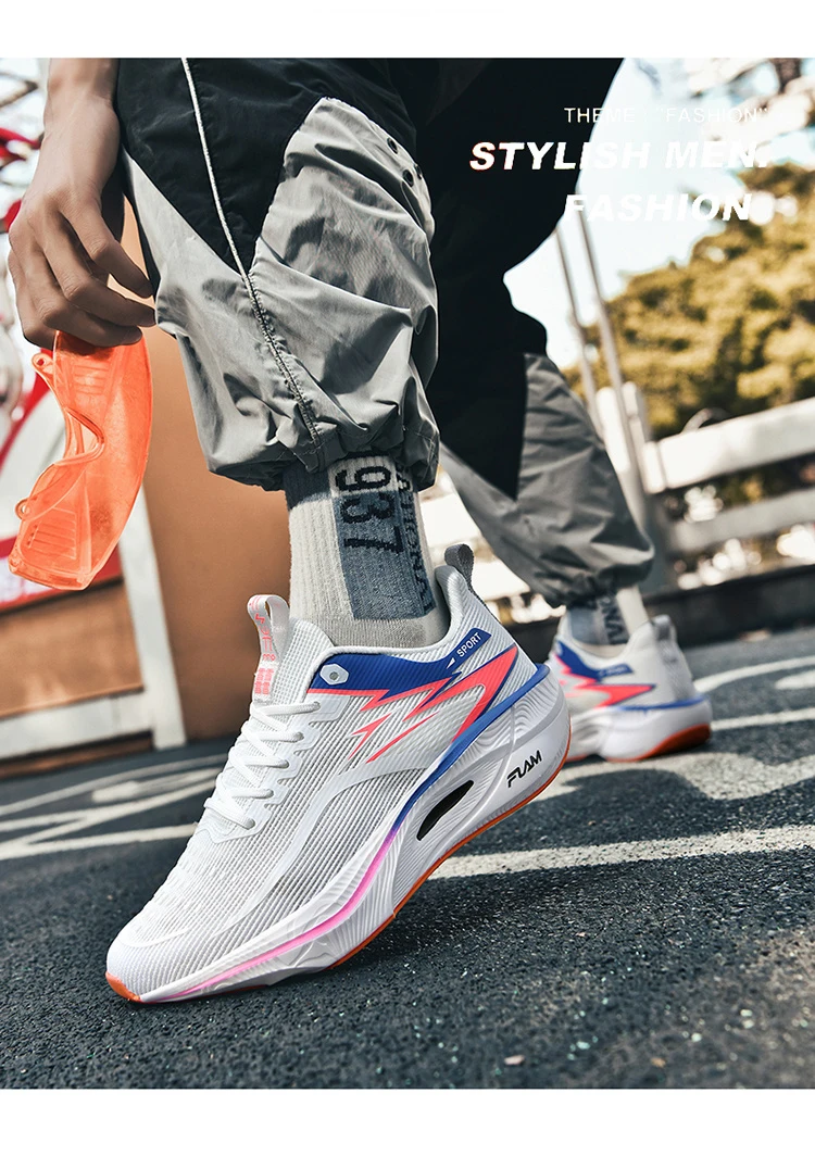 Men Running Shoes Breathable Lightweight Cushioning Sneakers Outdoor Casual Sport Shoes Athletic Jogging Women Walking Shoes