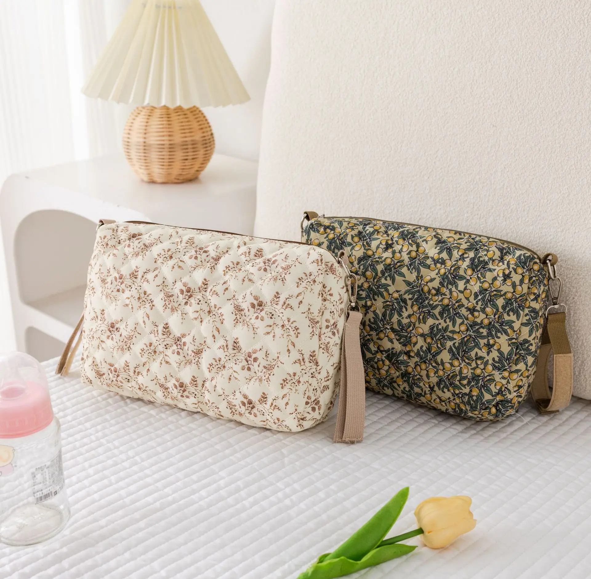 1pcs Portable Baby Diaper Storage Bag Travel Handbag Mommy&Baby Items Organizer Maternal Stroller Bag Makeup & Toiletries Bag