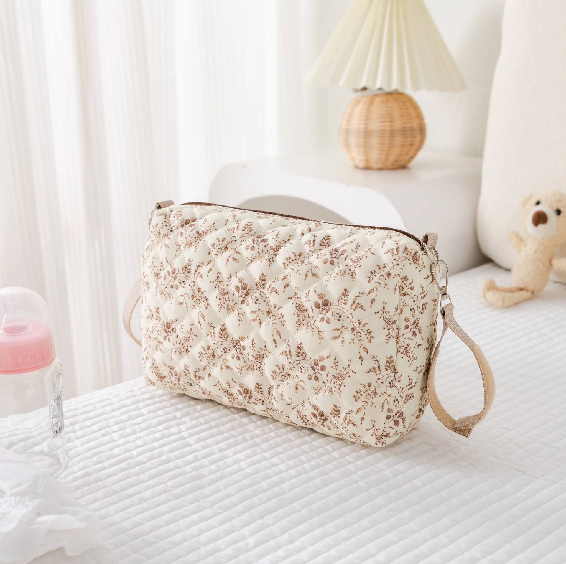 1pcs Portable Baby Diaper Storage Bag Travel Handbag Mommy&Baby Items Organizer Maternal Stroller Bag Makeup & Toiletries Bag